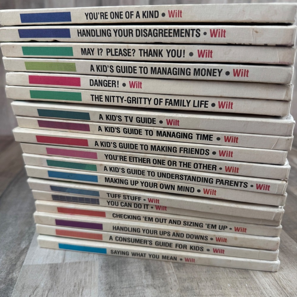 Joy Wilt Ready Set Grow Series Weekly Reader 1978 Vintage Hardback 18 Book Lot